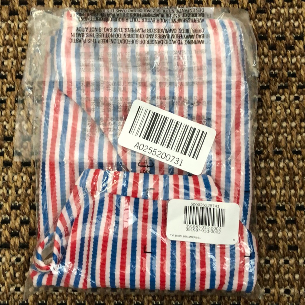 Old Navy Textured-Stripe Bikini Bottoms for Women - Picture 4 of 5